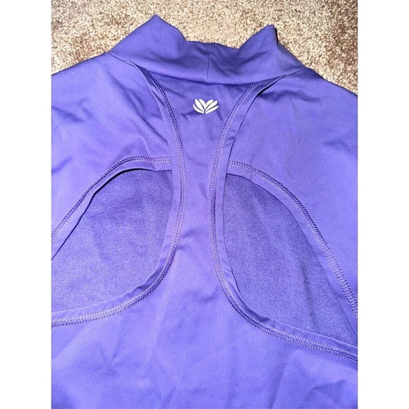 Forever 21 Active Cutout Long-Sleeve Crop Top Lavender Size S - Picture 8 of 10